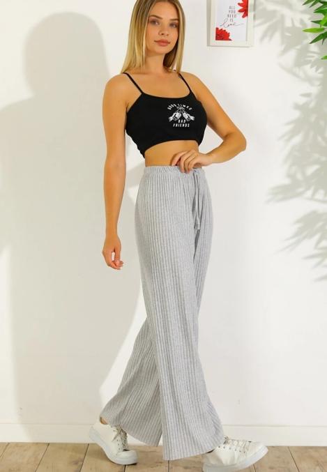 Pantalon dama lungi Engros, Plisat