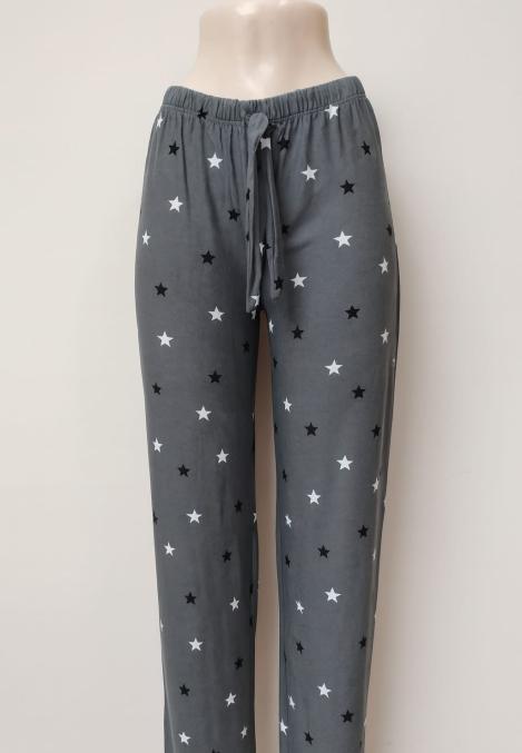 Pantaloni dama din suet ,culoare gri ,En-gros