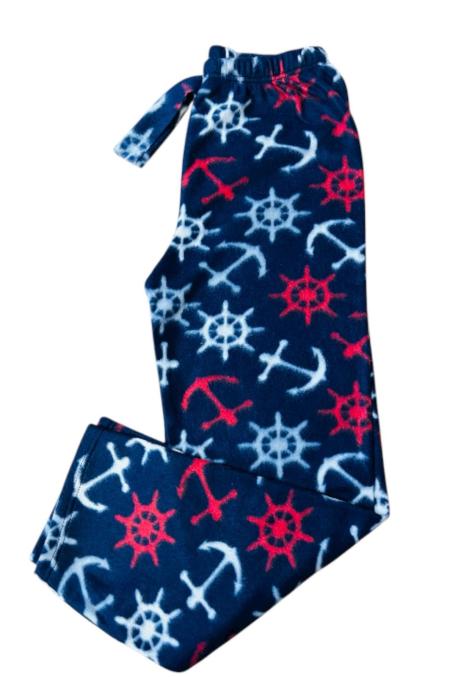 Pantaloni polar dama,culoare bleumarin cu alb,En-gros