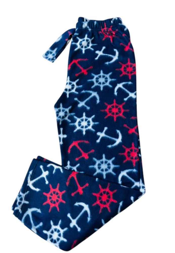 Pantaloni polar dama,culoare bleumarin cu alb,En-gros