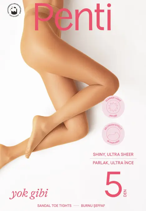 Penti Dres Engros, Yok Gibi 5 Den, BB Cream Effect,Fin, Lucios, Light Nude