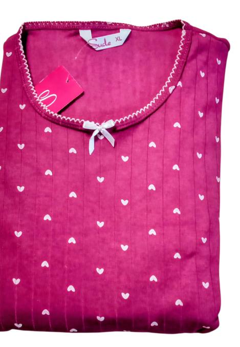 Pijama dama,vătuită,maneca lunga si pantaloni lungi,En-gros