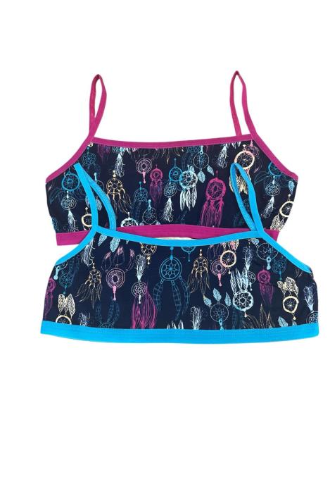 Bustiera Fete ,Cu Bretea Subtire ,Culoare Diversificata,Engros