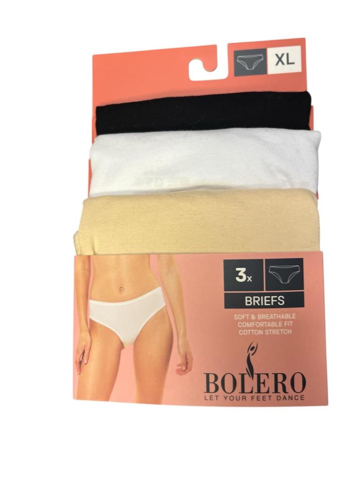 Chilot dama clasic, Set 3 Bucăți,Culoare diversificata, Engros