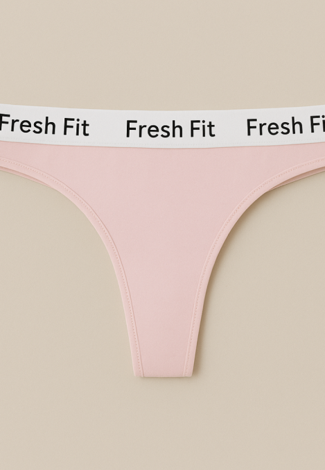 Chilot, Dama Tanga Fresh Fit ,Culoare -Roz Pudrat,Engros