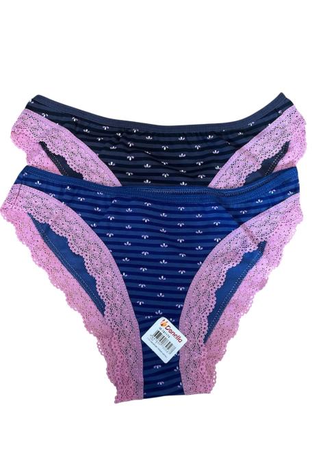 Chiloti Dama, Clasic Cu Dantela pe Margine, Culoare Diversificate , Engros