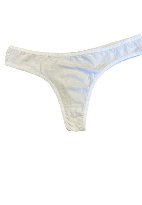 Chiloti Dama, Tanga ,Culoare Alb , Engros