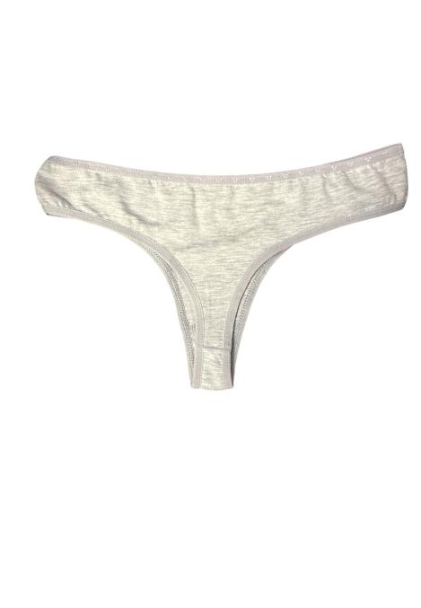 Chiloti Dama, Tanga ,Culoare Gri, Engros