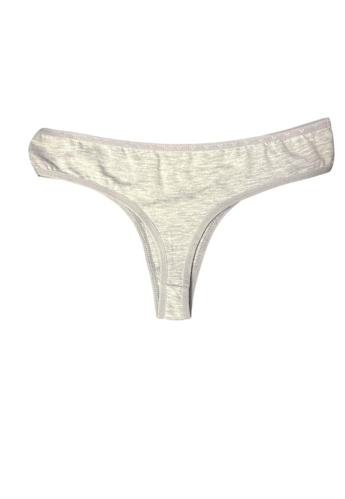 Chiloti Dama, Tanga ,Culoare Gri, Engros