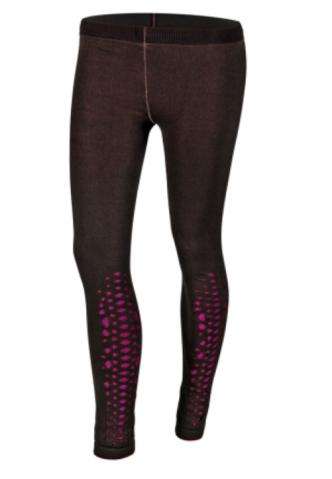 Colanți Sport Penti DUBLI – Roz Neon & Negru, Decupaj Plasă în Romburi,Engros