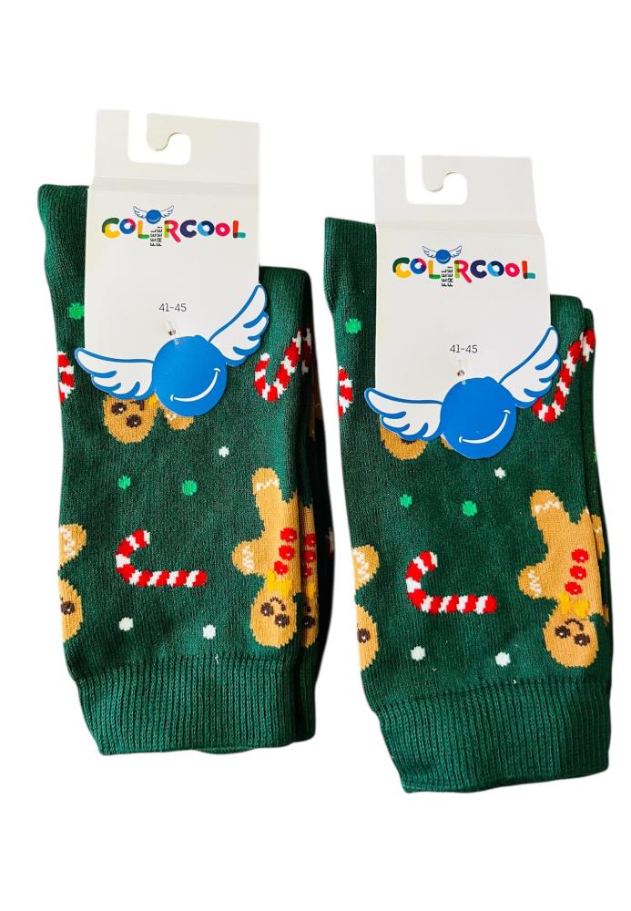 Sosete de Craciun Barbatesti ,Imprimeu Emoji craciun,Engros