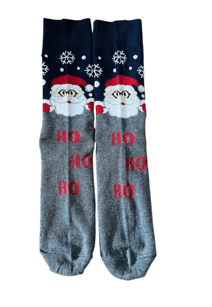 Sosete de Craciun Barbatesti ,Imprimeu Mos Craciun ,Engros