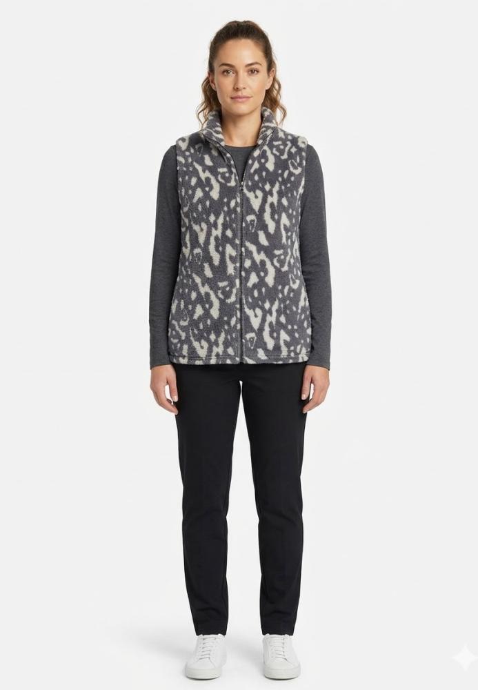 Vesta dama ,Polar, culoare gri ,Engros