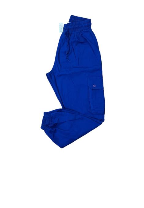 Blugi Damă cu Banda Elastica in Talie si Glezne, Culoare Albastru , Engros