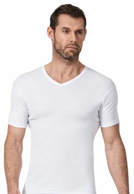 Tricou Barbati Basic ,Culoare Alb,Engros