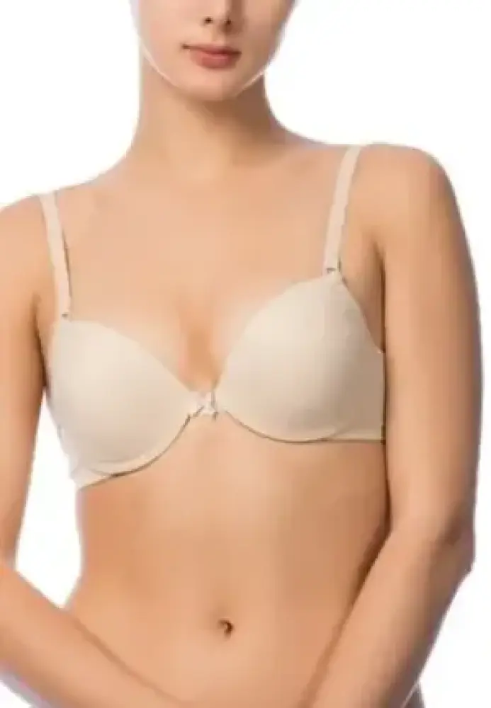 Sutien NBB cu push-up, culoare bej Engros