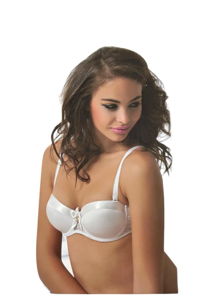 Sutien NBB cu Push-up , Alb Engros