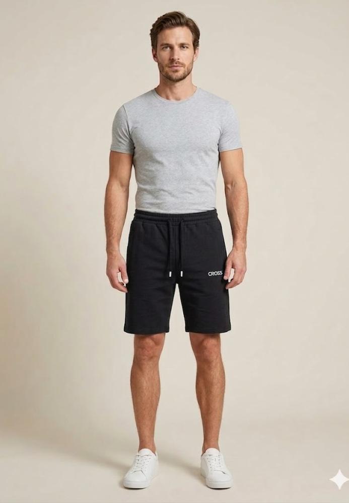 Pantaloni Scurți Bărbați "CROSS",culoare Negru, Engros