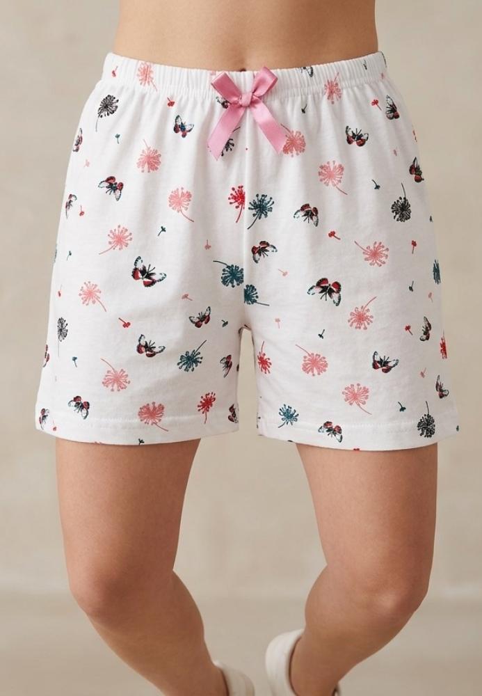 Pantalon scurt dama Serena,culoare alb ,Engros
