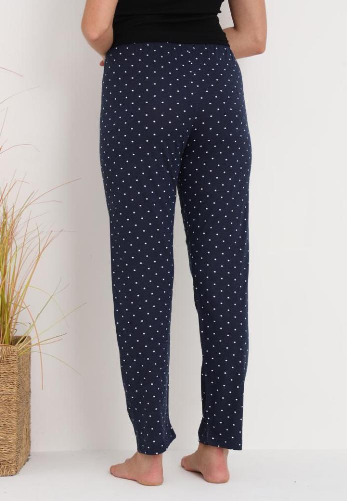 Pantaloni de Pijama Dama ,Culoare Bleumarin ,Engros