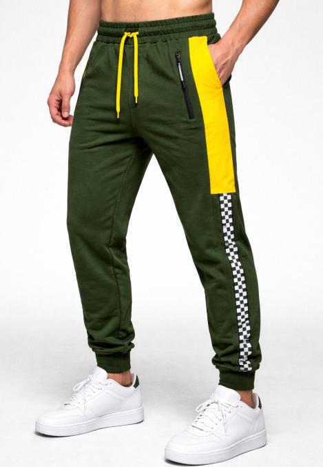 Pantaloni de sport barbat ,culoare kaki ,Engros