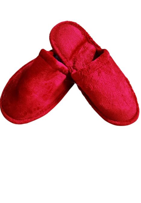 Papuci de Casă pentru Damă, Rosu, Engros