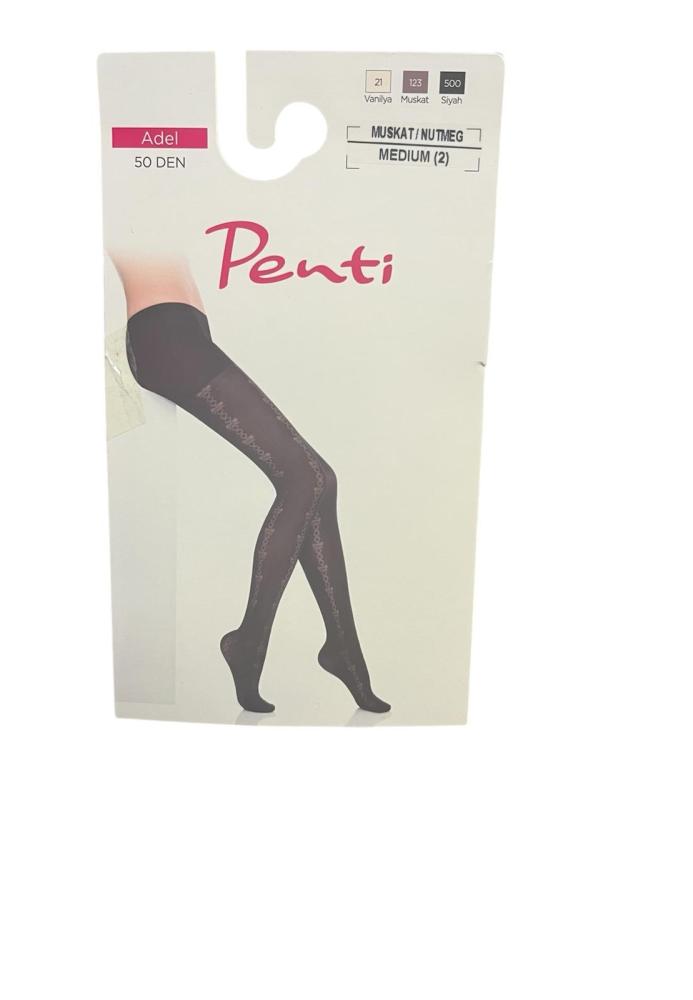 Dres dama penti "Adel",50 den ,Culoare nucsoara, Engros