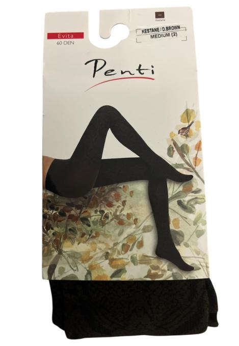 Dres dama Penti " Evita " 60 den ,Culoare maro,Engros