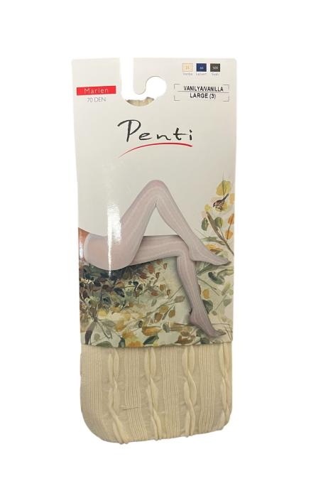 Dres dama penti "Marlen " 70 den,Culoare Vanilie ,Engros