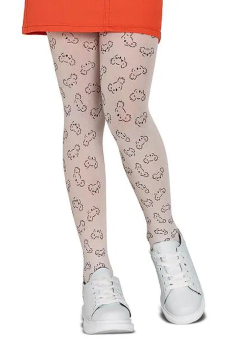 Dres fetițe Penti Pretty ,,Koala Head'' 40 DEN, mat, Alb Engros