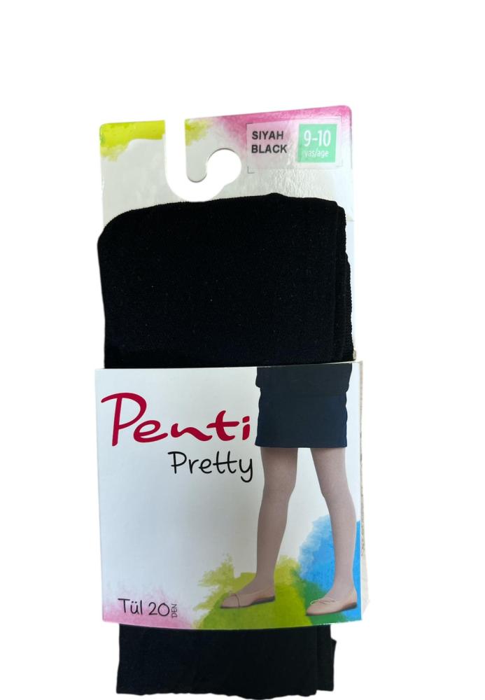 Dres fetițe Penti Pretty ,,Tul'', 20 den- mat, , negru Engros