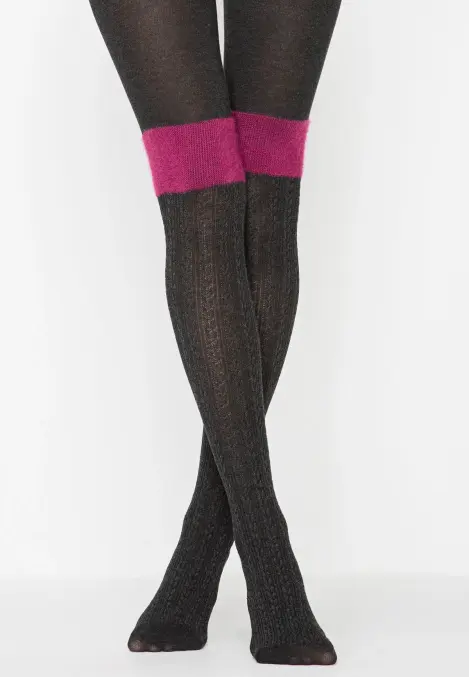 Dres Penti Trendy din Bumbac „Fluffy''- Negru , Engros