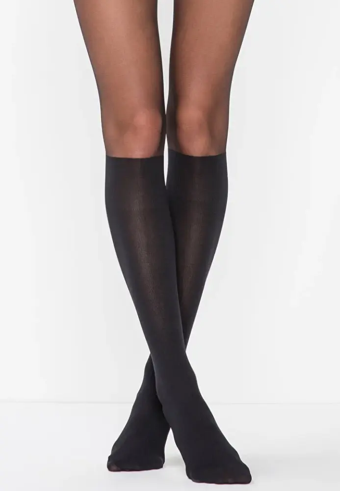 Dres Penti,Cizme Corabi 20 Den cu zona groasa pana la genuchi, Negru ,Engros