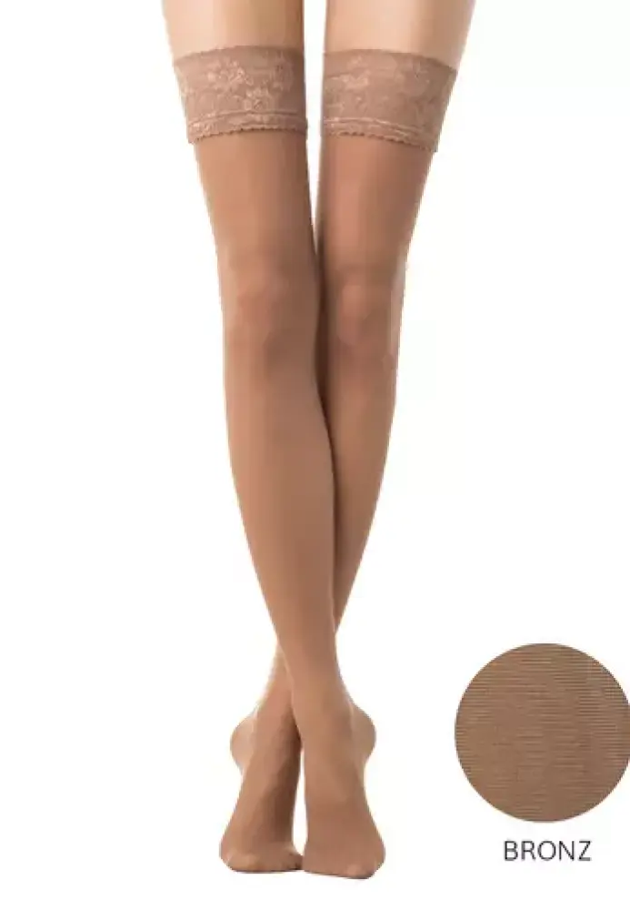 Penti Ciorapi cu Banda Adeziva Fantazi 15 Den Bronz Engros