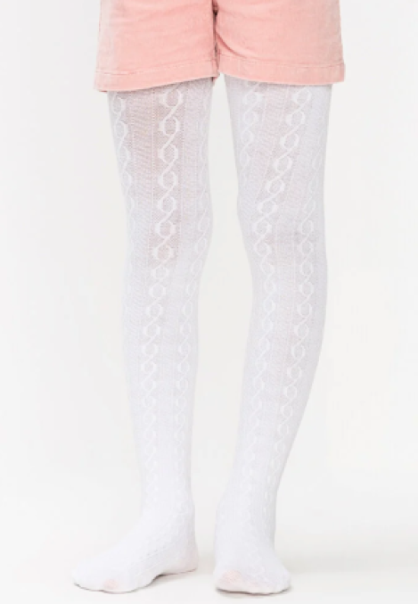 Dres fetițe Penti Pretty ,,Karina'', bumbac- imprimeu tricotat, alb Engros