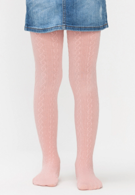 Dres fetițe Penti Pretty ,,Karina'', bumbac- imprimeu tricotat, culoare roz pudra Engros