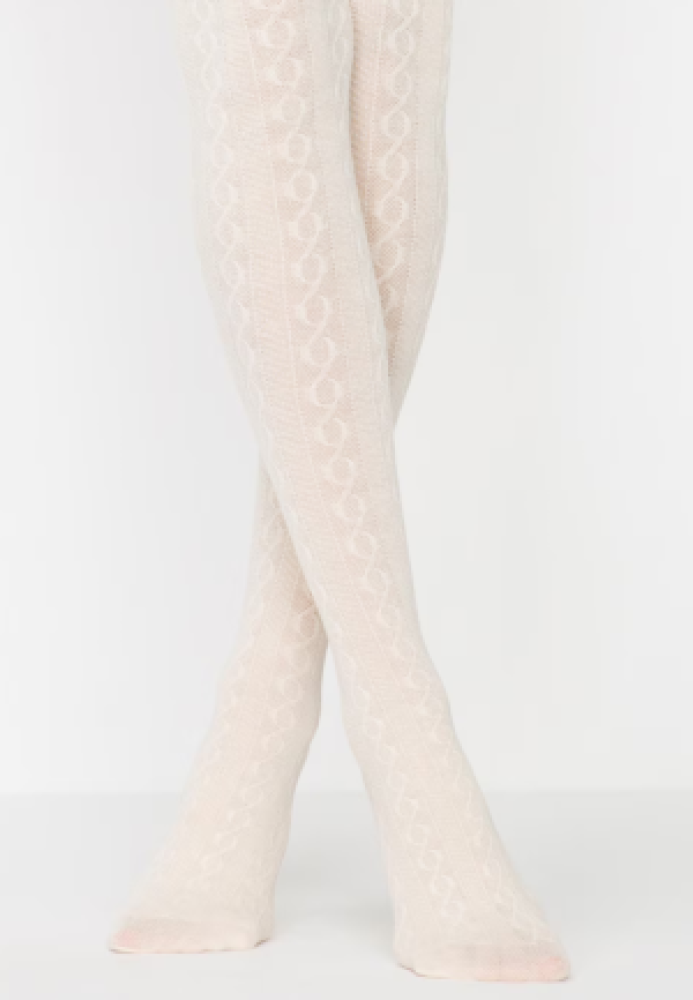 Dres fetițe Penti Pretty ,,Karina'', bumbac- imprimeu tricotat, culoare vanilie, Engros