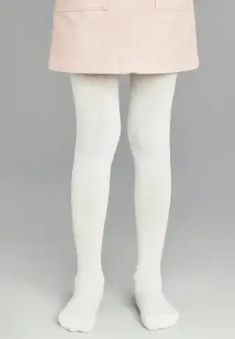 Dres penti copii , Extra Koton 90 den, bumbac Alb Engros