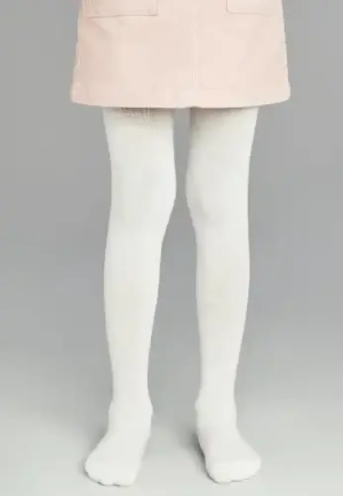 Dres penti copii , Extra Koton 90 den, bumbac Alb Engros