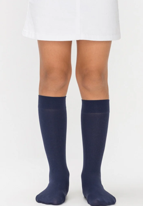 Șosete fetițe Penti Pretty până la genunchi, mate, opace, bleumarin Engros