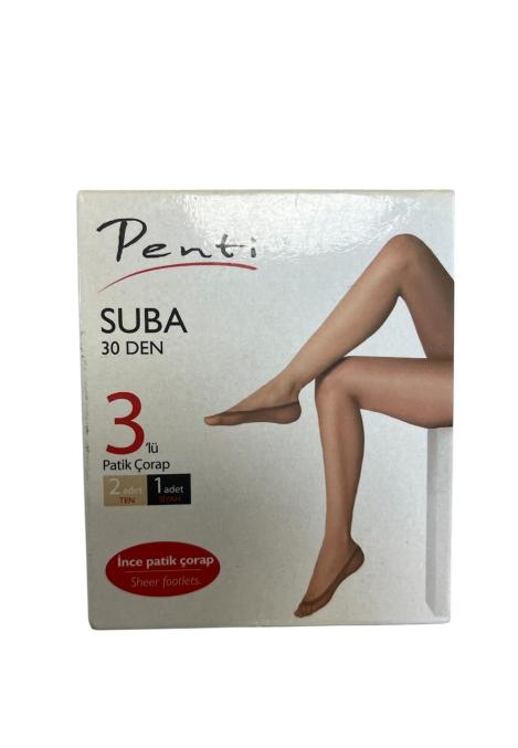 Tălpici Penti Suba ,contine 3 perechi de talici ,2 de culoare Bej si 1 Neagra,Engros