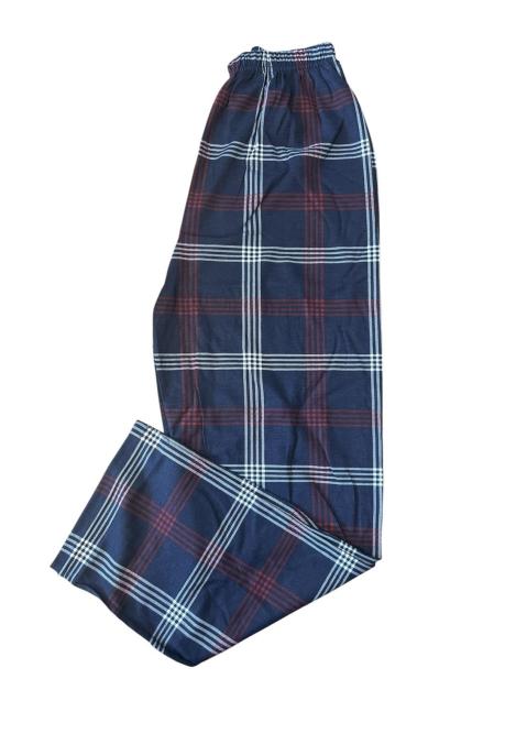 Pantaloni de Pijama Barbati ,Culoare Bleumarin cu Alb , Engros