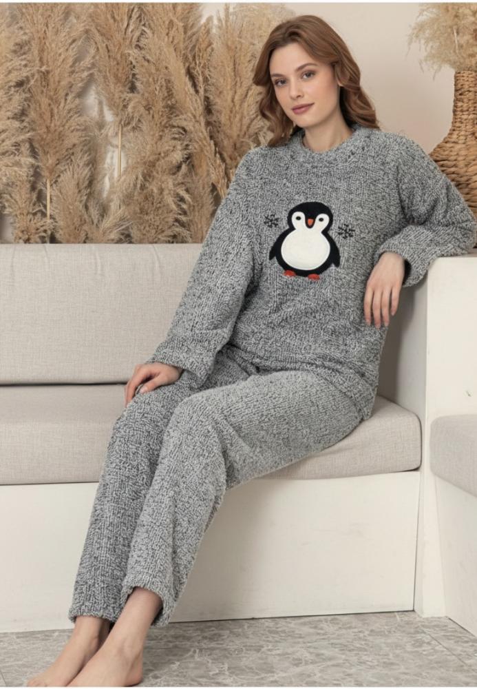 Pijama dama Cocolino , culoare gri,Engros