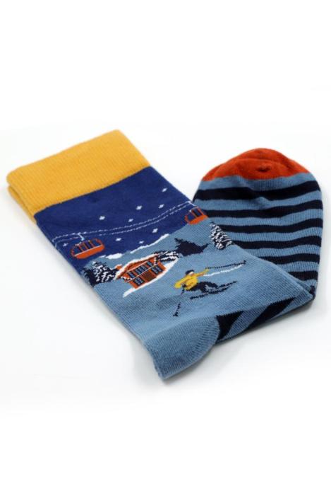 Șosete Bărbătești Organice Fără Cusătură,Colorate , Engros