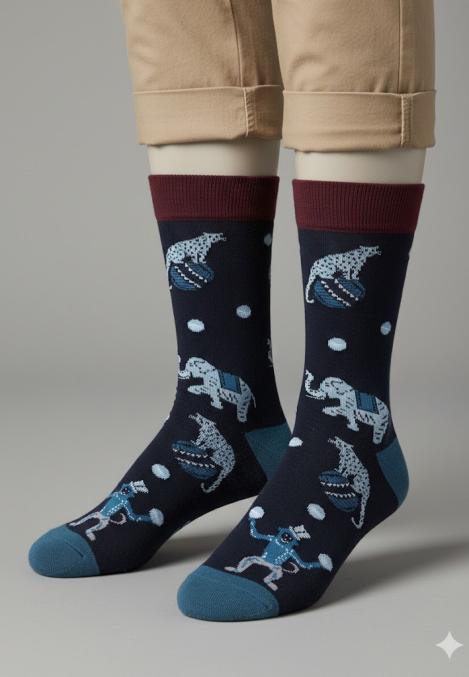 Șosete Bărbătești Organice Fără Cusătură, culoare bleumarin ,Engros