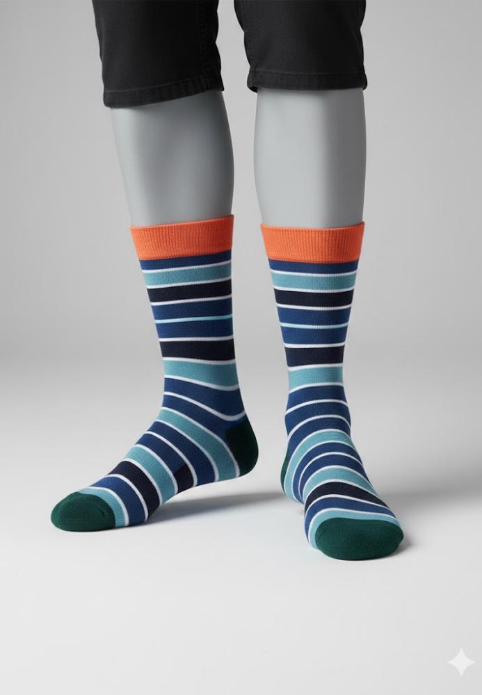 Șosete Bărbătești Organice Fără Cusătură, culoare diversificata,Engros