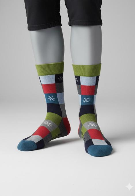 Șosete Bărbătești Organice Fără Cusătură, culoare diversificata,Engros