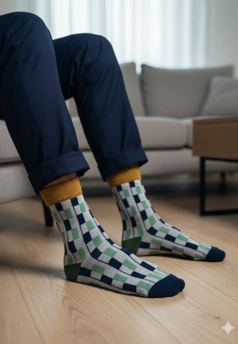 Șosete Bărbătești Organice Fără Cusătură, culoare gri,Engros