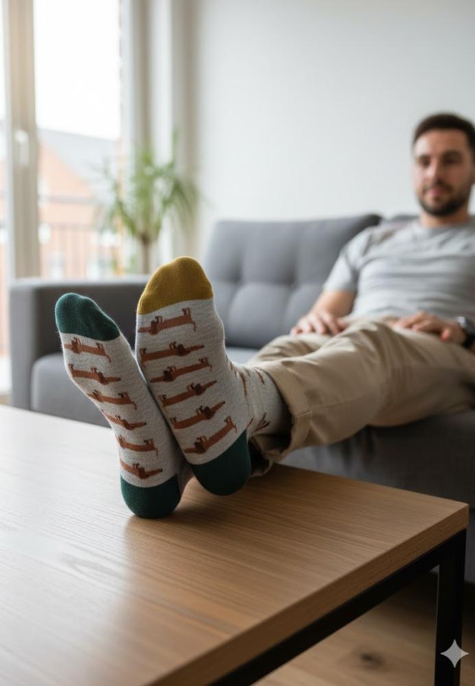 Șosete Bărbătești Organice Fără Cusătură, culoare gri,Engros