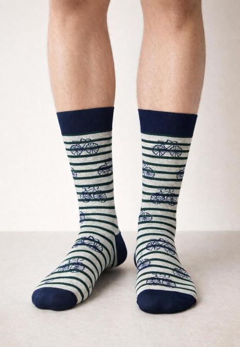 Șosete Bărbătești Organice Fără Cusătură, culoare gri ,Engros